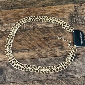 Pretty little thing chain waist belt (one size)